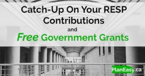RESP Contributions - RESP Catch Up