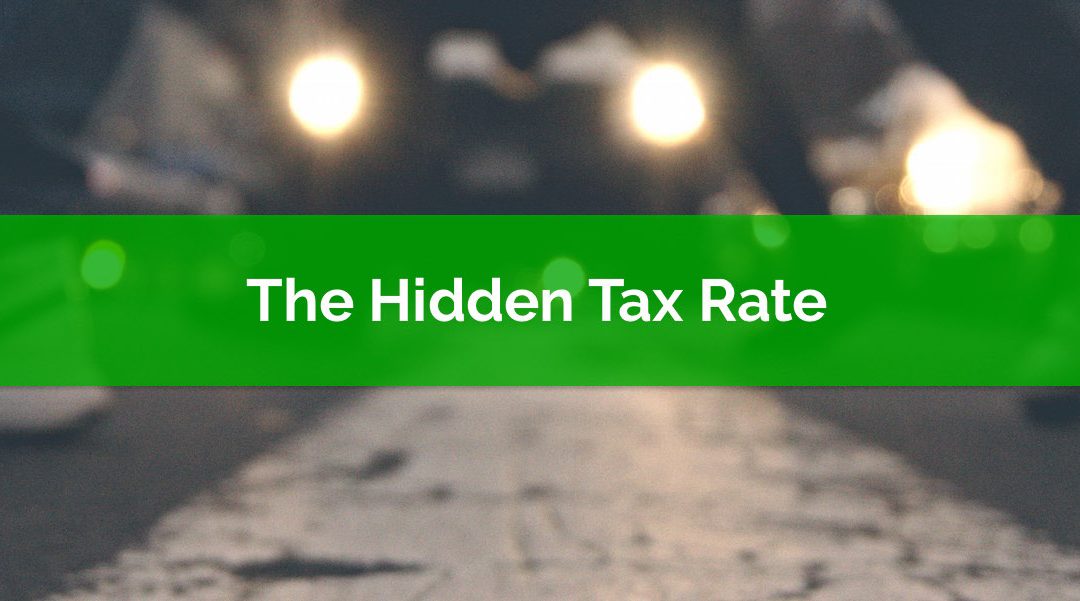 The Hidden Tax Rate: Government Programs And Their Claw Back Rates