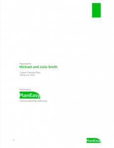 Sample Plan Image - Title Page