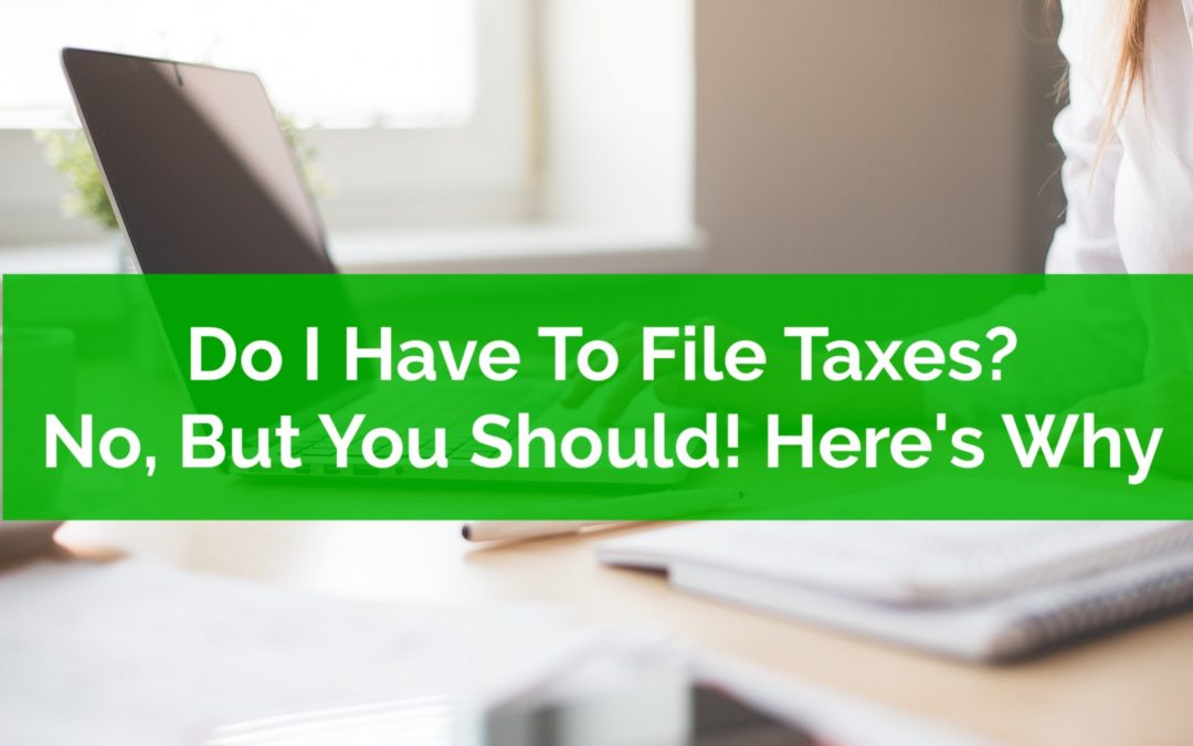 Do I Have To File Taxes? No, But You Should! Here’s Why…