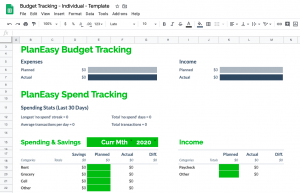Spend Tracking and Basic Budgeting
