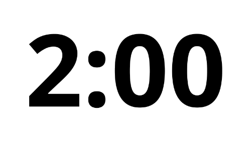 2 Minute Timer | PlanEasy