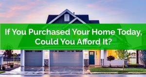 If You Had To Purchase Your Home Today Could You Afford It